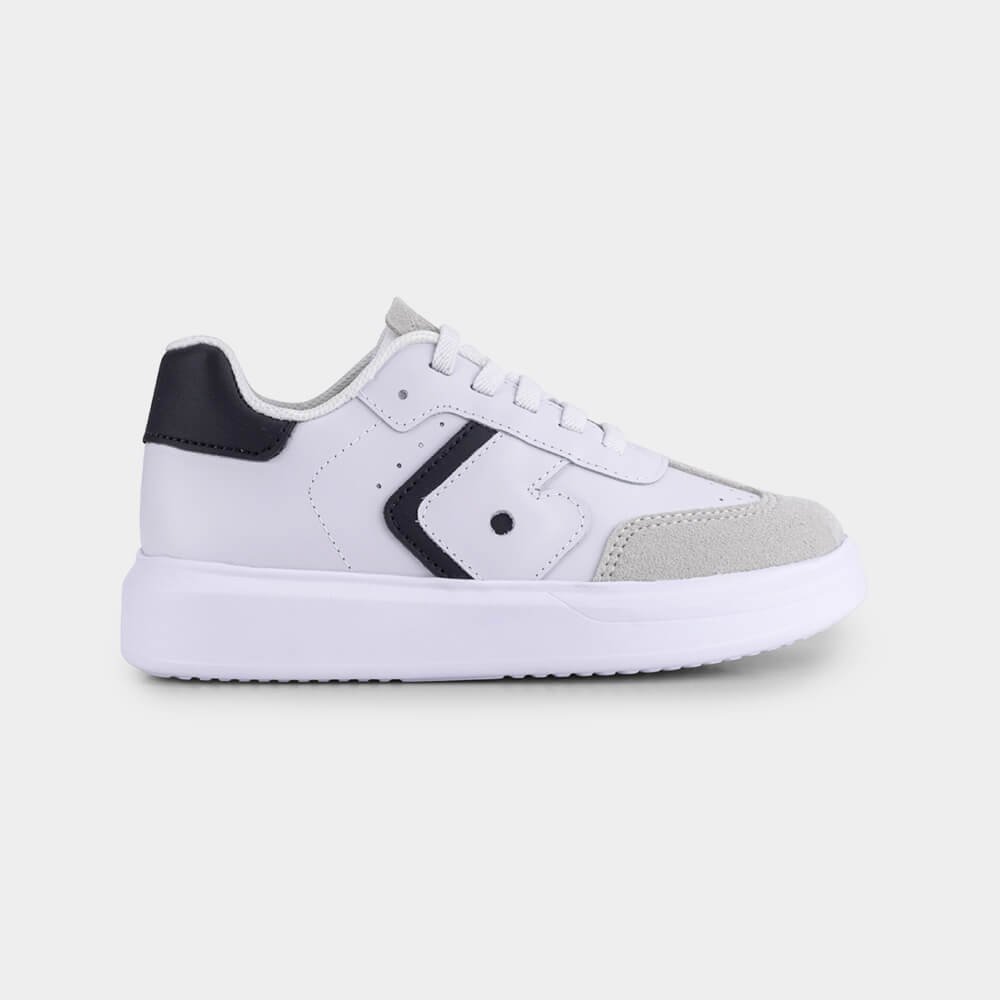 Tênis Infantil Bibi Glam Branco com Preto Multicores 1