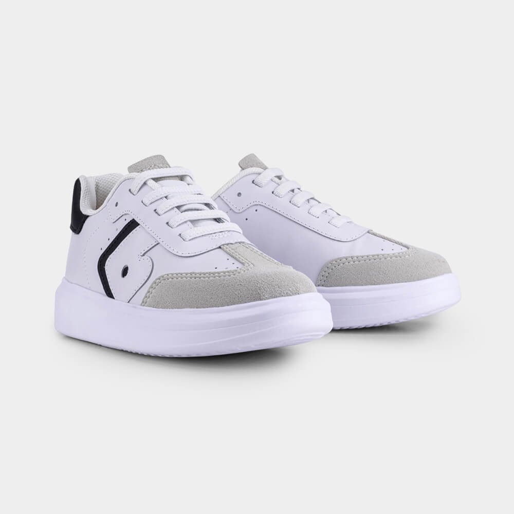 Tênis Infantil Bibi Glam Branco com Preto Multicores 2