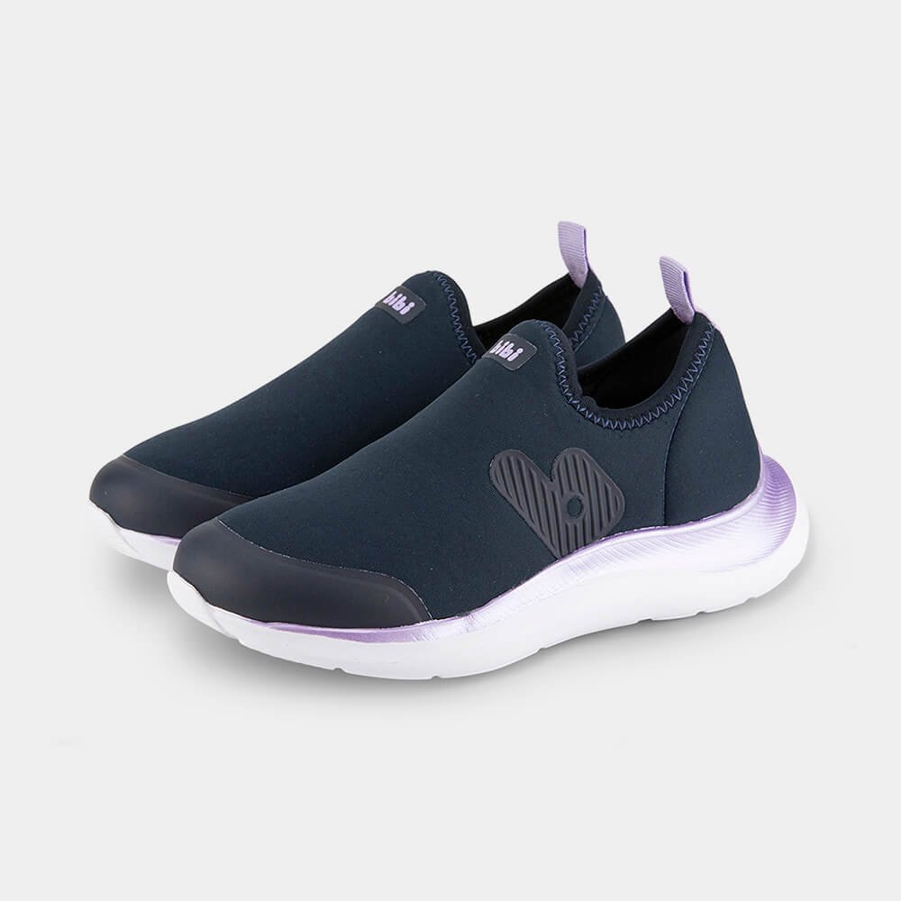 Tênis Infantil Bibi Action Azul com Lilás Azul 2