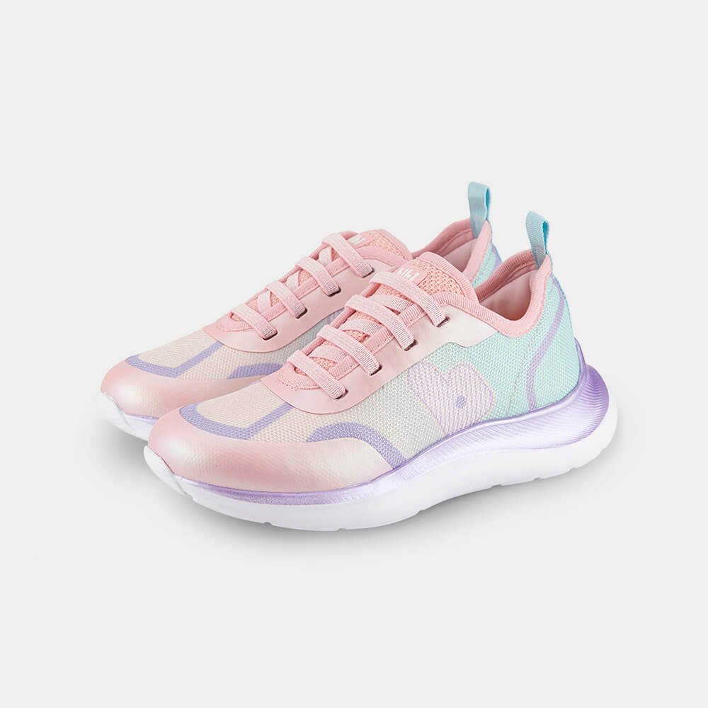 Tênis Infantil Bibi Action Rosa com Lilás Rosa 2
