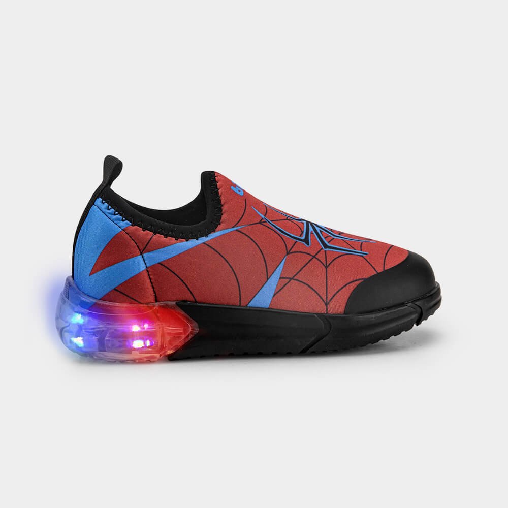 Tênis Infantil Bibi Space Vermelho com Azul de Aranha Multicores 1