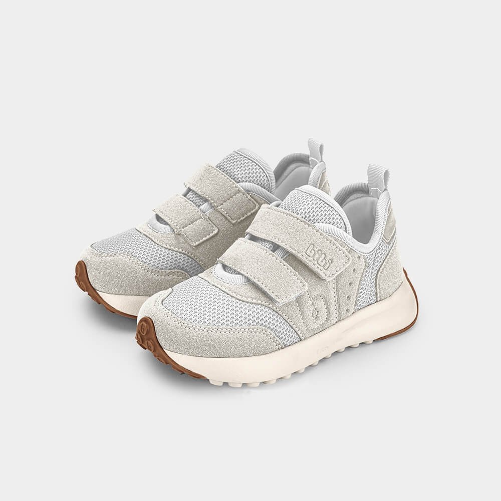 Tênis Infantil Bibi Jogging Branco Cinza 2