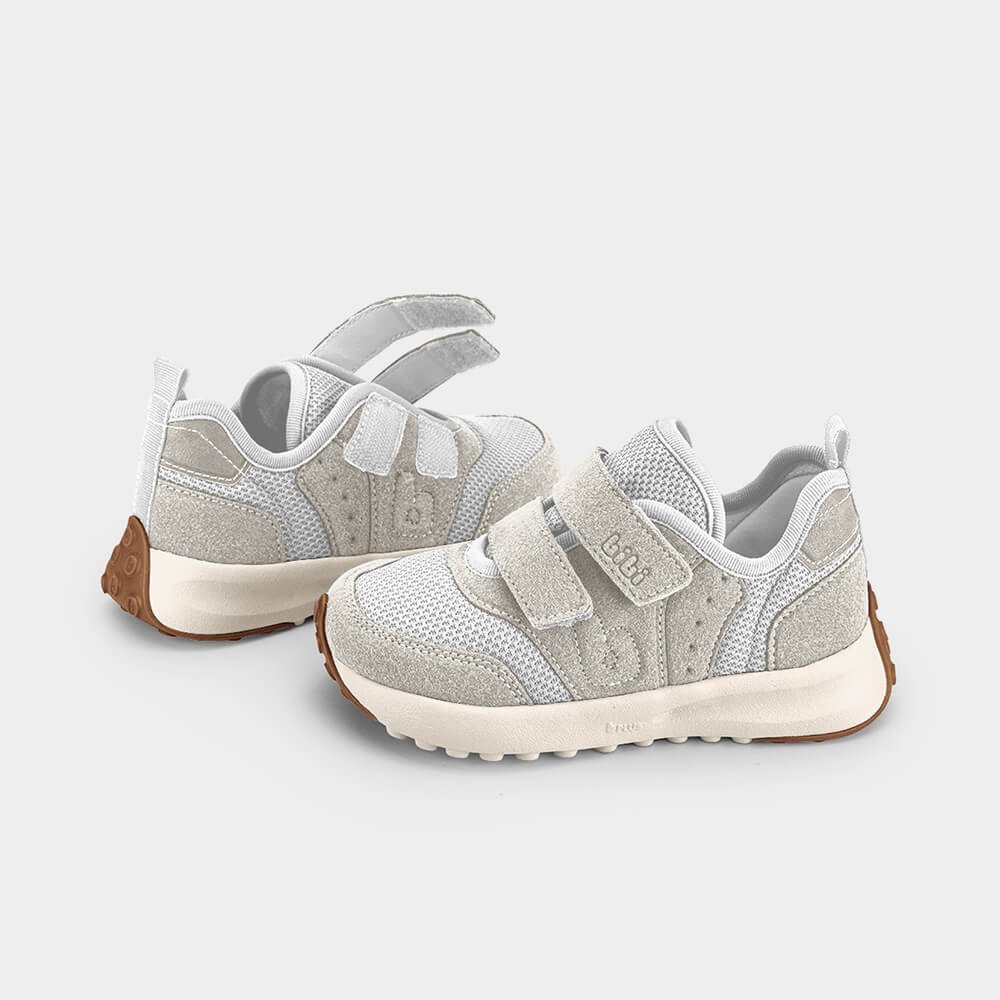 Tênis Infantil Bibi Jogging Branco Cinza 3