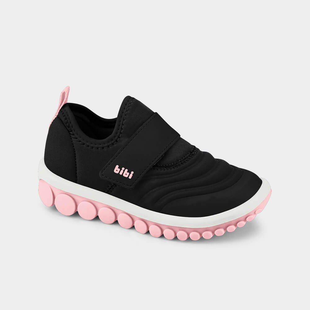Tênis Infantil Bibi Roller 2.0 Preto com Rosa 1155286 Preto 1