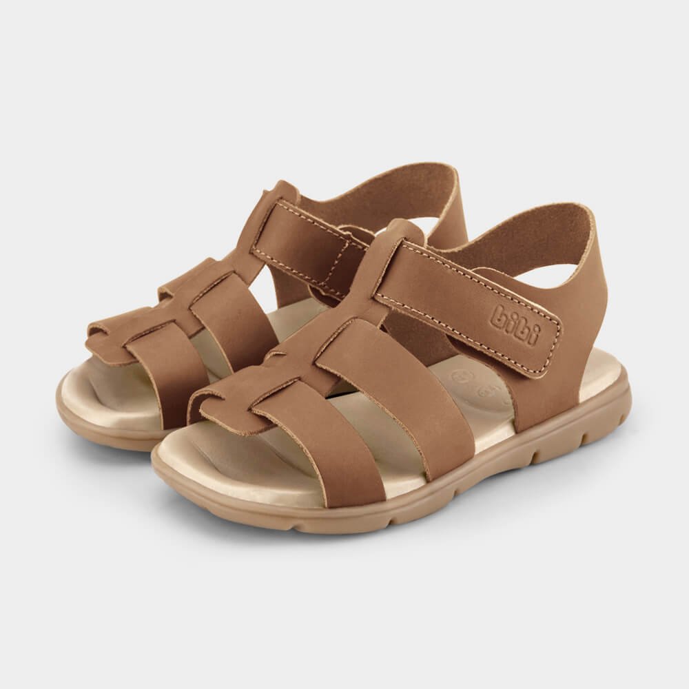 Sandália Infantil Bibi Basic Sandals Kids Marrom de Tiras Marrom 2
