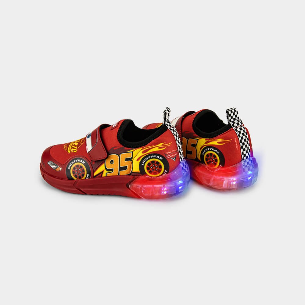 Tênis Infantil Bibi Space Relâmpago McQueen da Disney Vermelho 4