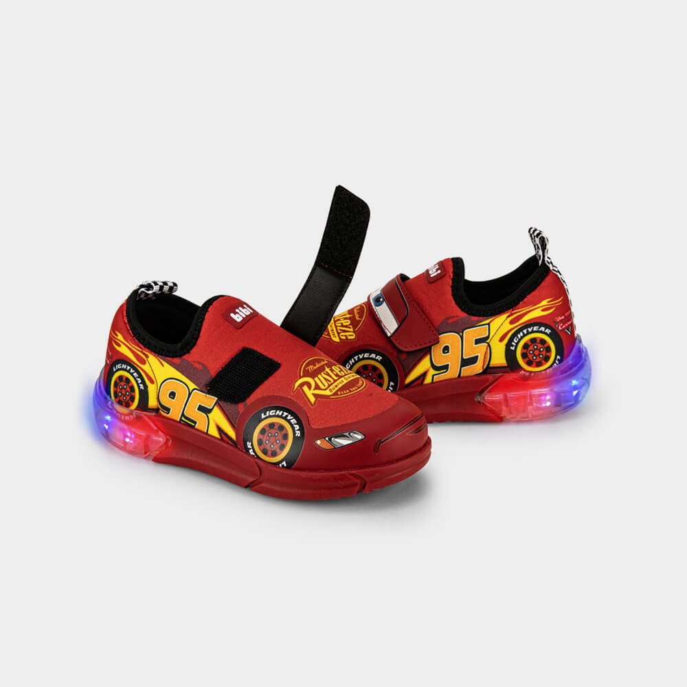 Tênis Infantil Bibi Space Relâmpago McQueen da Disney Vermelho 5