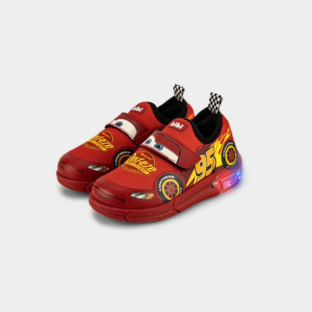 Tênis Infantil Bibi Space Relâmpago McQueen da Disney Vermelho 3