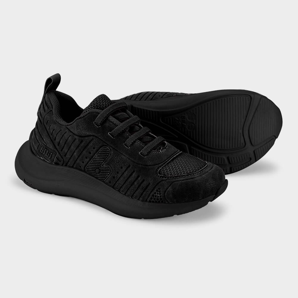 Tênis Infantil Bibi Action Preto de Elástico Preto 4