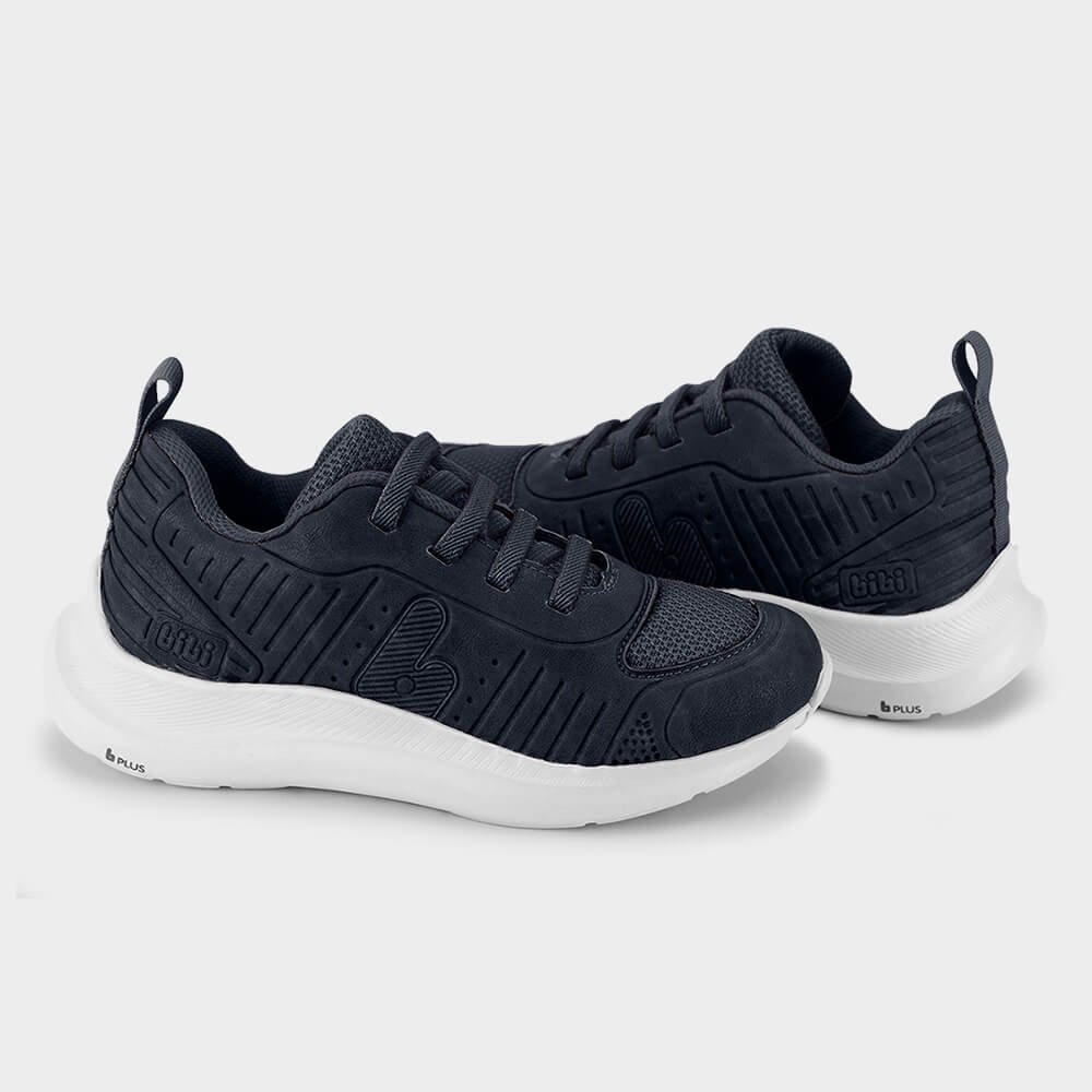 Tênis Infantil Bibi Action Azul Marinho de Elástico Azul 3