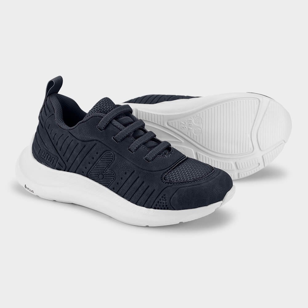 Tênis Infantil Bibi Action Azul Marinho de Elástico Azul 4