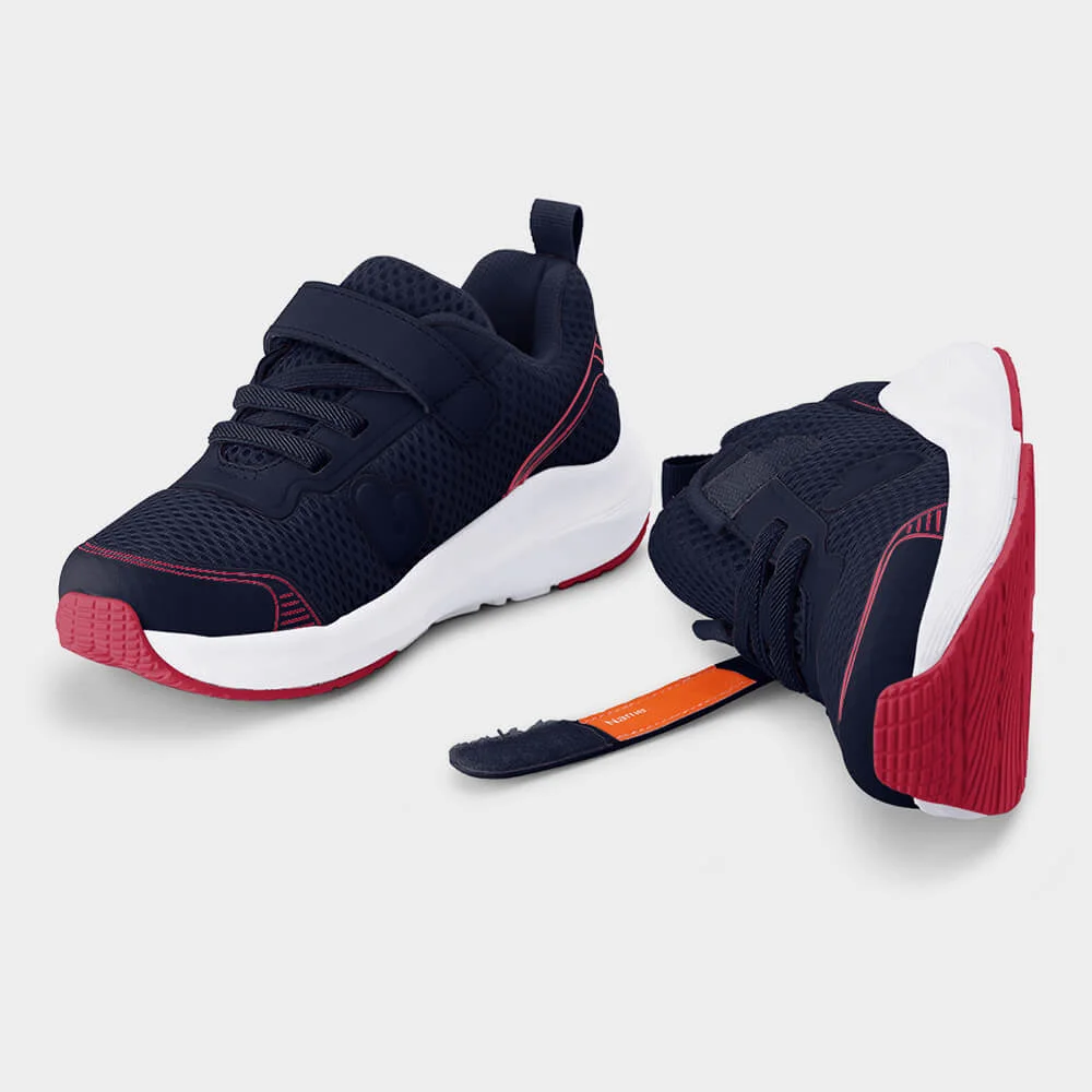 Tênis Infantil Bibi High School Azul Marinho com Rosa Azul Marinho/Rosa 4