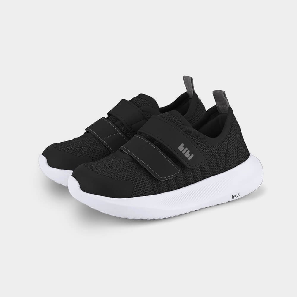Tênis Infantil Bibi Flash Preto e Grafite Preto 2