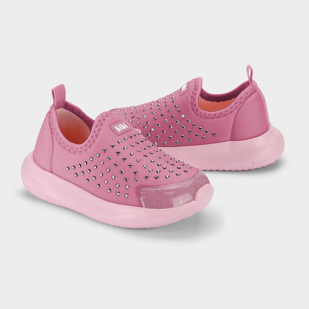 Tênis Infantil Bibi Flash Rosa com Brilho Rosa 3