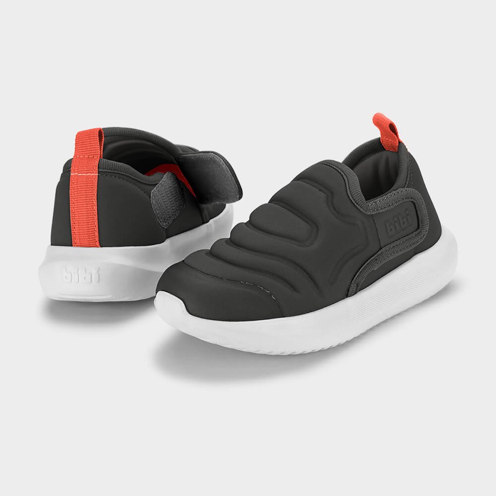 Tênis Infantil Bibi Flash Grafite com Fire Cinza 3