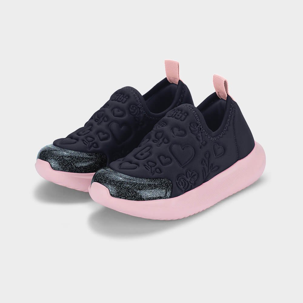 Tênis Infantil Bibi Flash Azul Marinho com Rosa Azul/Rosa 2
