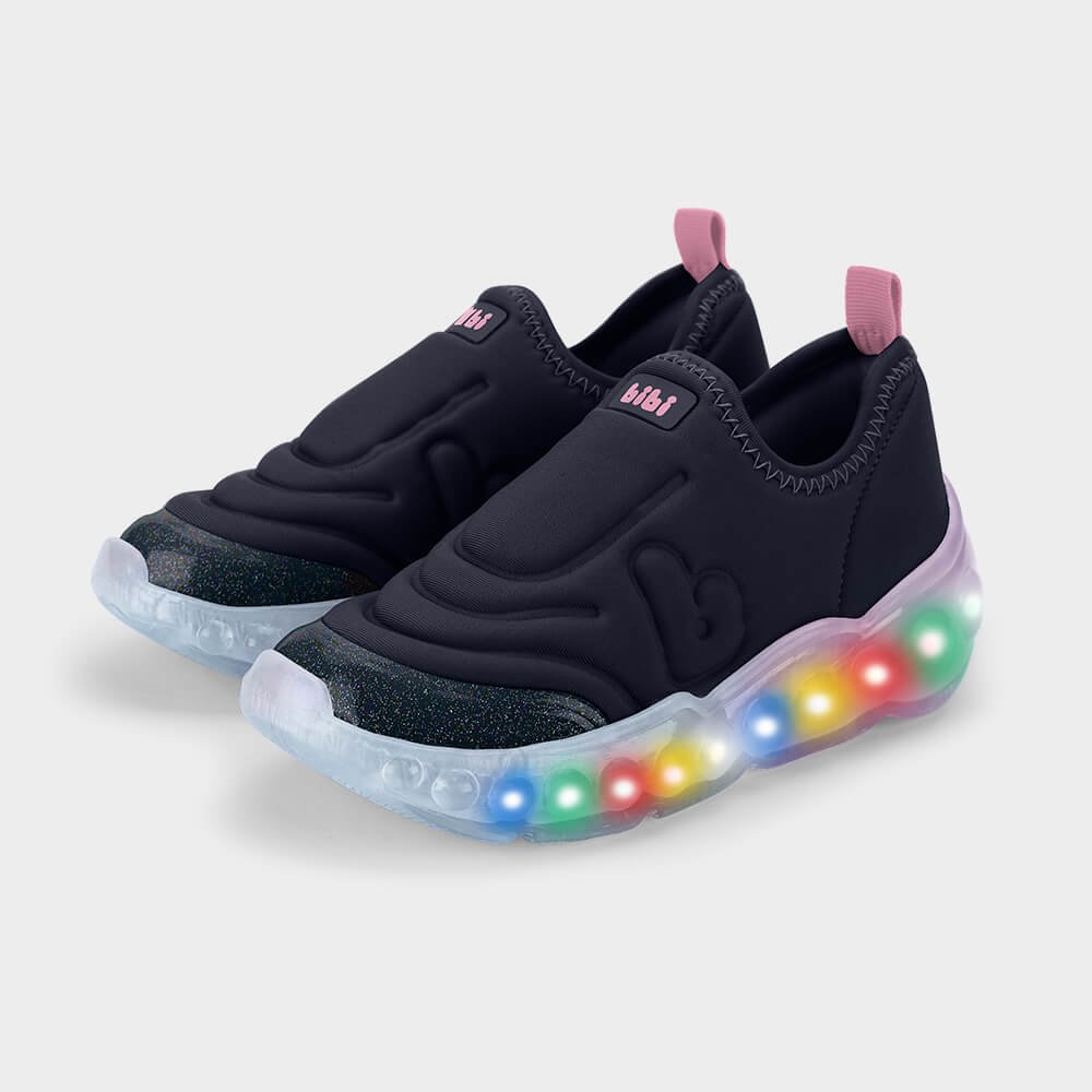 Tênis Infantil de Luz Bibi Roller Celebration 3.0 Azul Azul 2