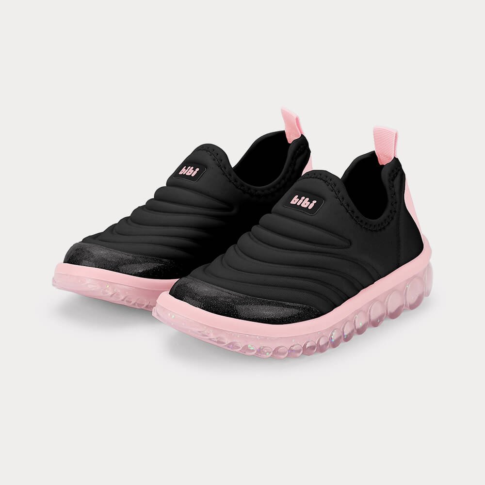 Tênis Infantil Bibi Roller 2.0 Preto com Rosa Preto/Rosa 2
