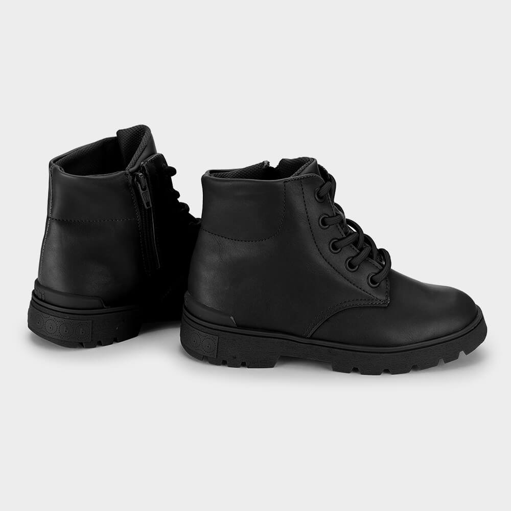 Bota Infantil Bibi Urban Coturno Preta Preto