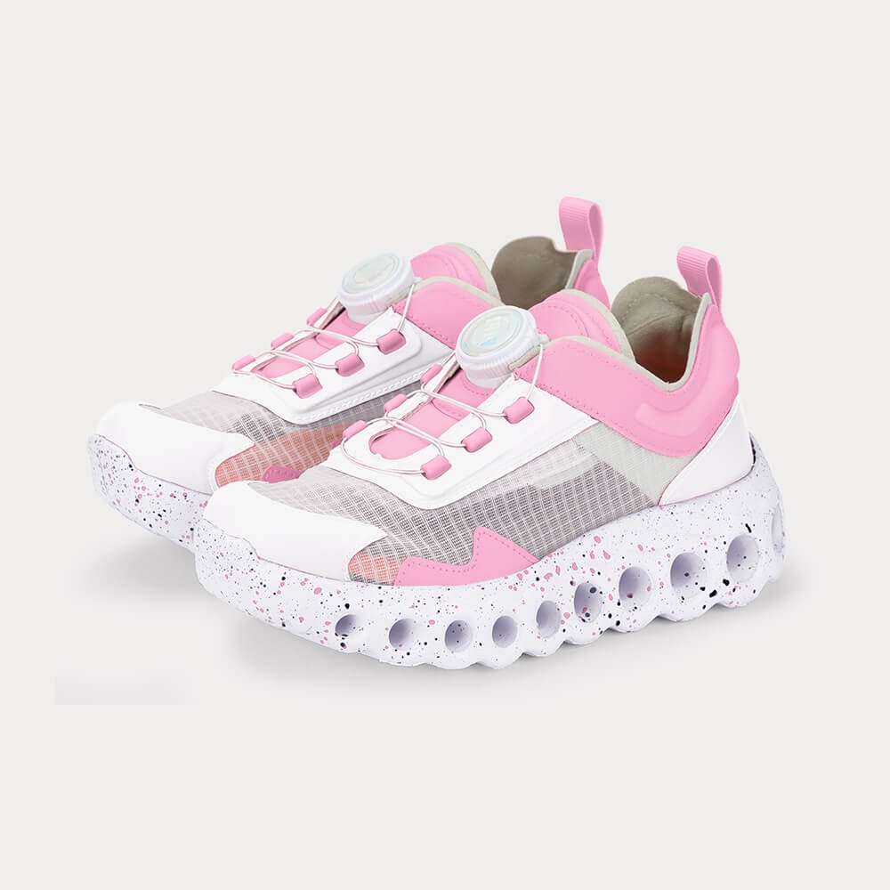 Tênis Infantil Bibi Roller Sport Branco com Rosa Rosa 2