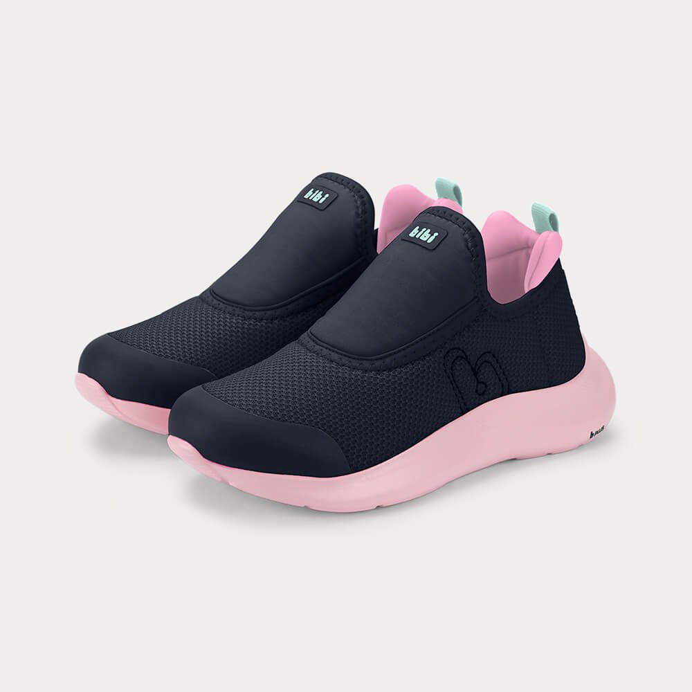 Tênis Infantil Bibi Action Azul Marinho com Rosa Azul Marinho/Rosa 2