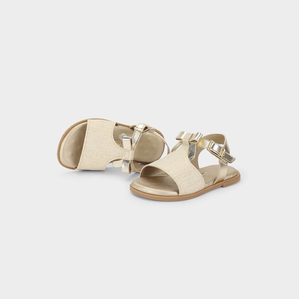 Sandália Infantil Bibi Shine Mini Dourada Dourado 3