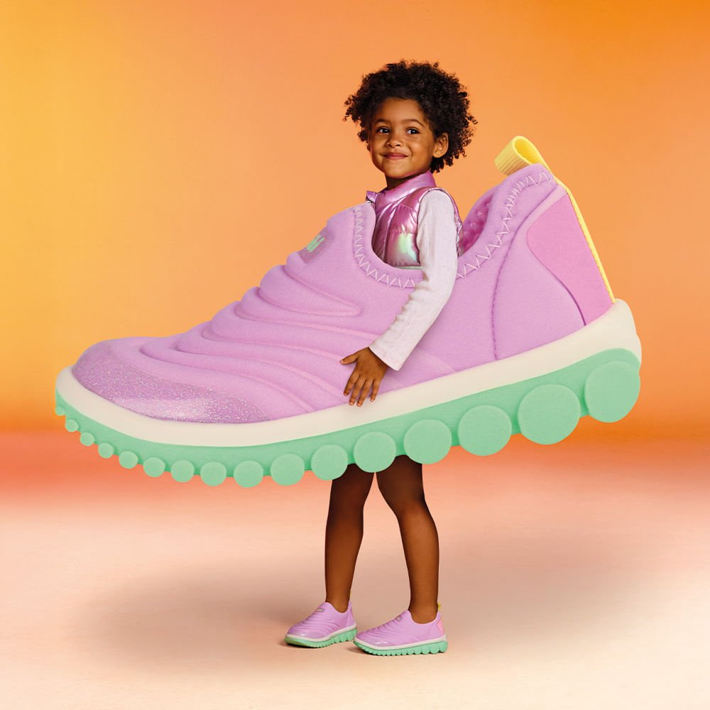 Tênis Infantil Bibi Roller 2.0 Lilás Lilás/Verde 2