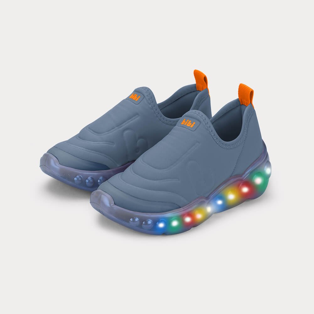 Tênis Infantil de Luz Bibi Roller Celebration 3.0 Azul Azul 2
