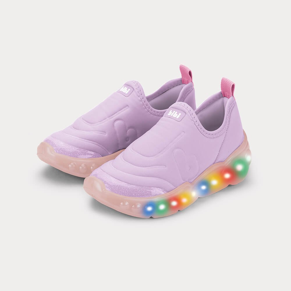 Tênis Infantil de Luz Bibi Roller Celebration 3.0 Lilás Lilás 2