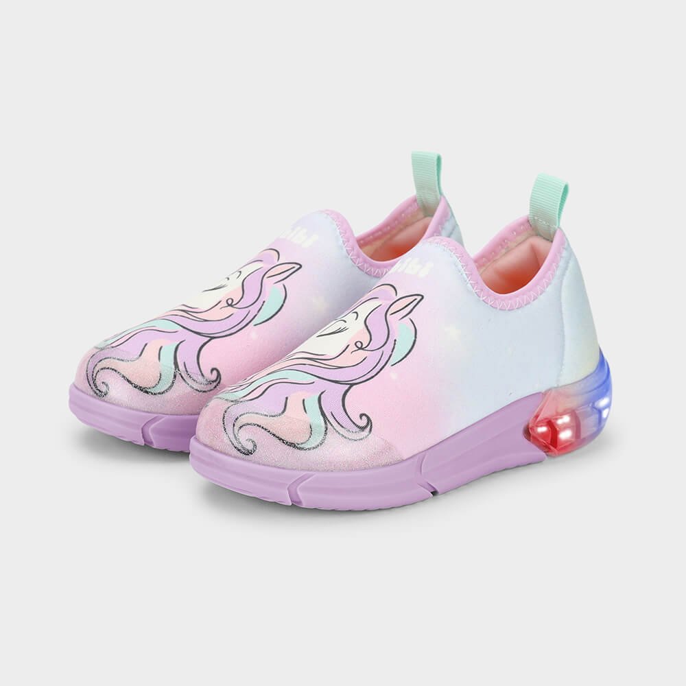 Tênis Infantil Bibi Space Rosa de Unicórnio Rosa 2
