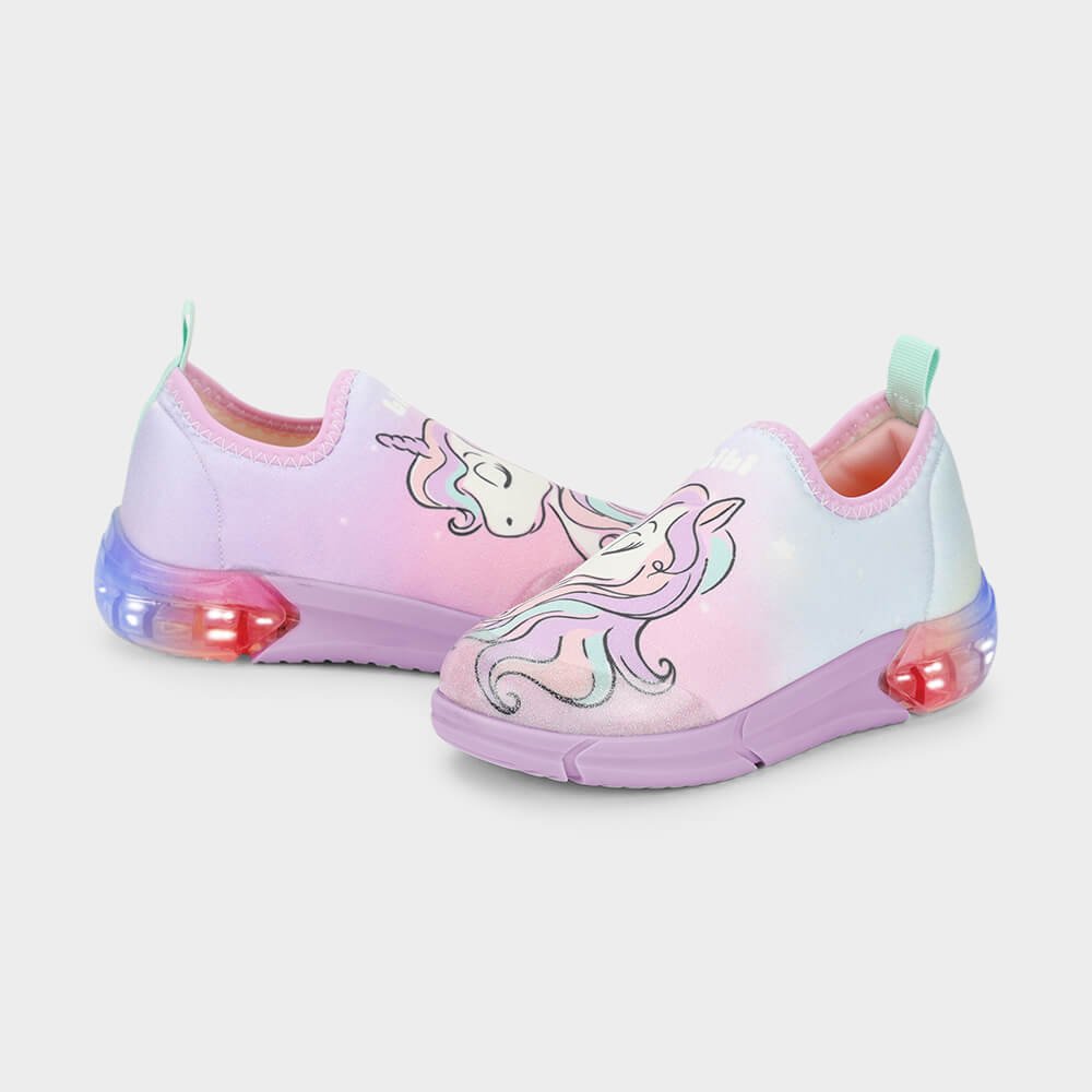 Tênis Infantil Bibi Space Rosa de Unicórnio Rosa 3