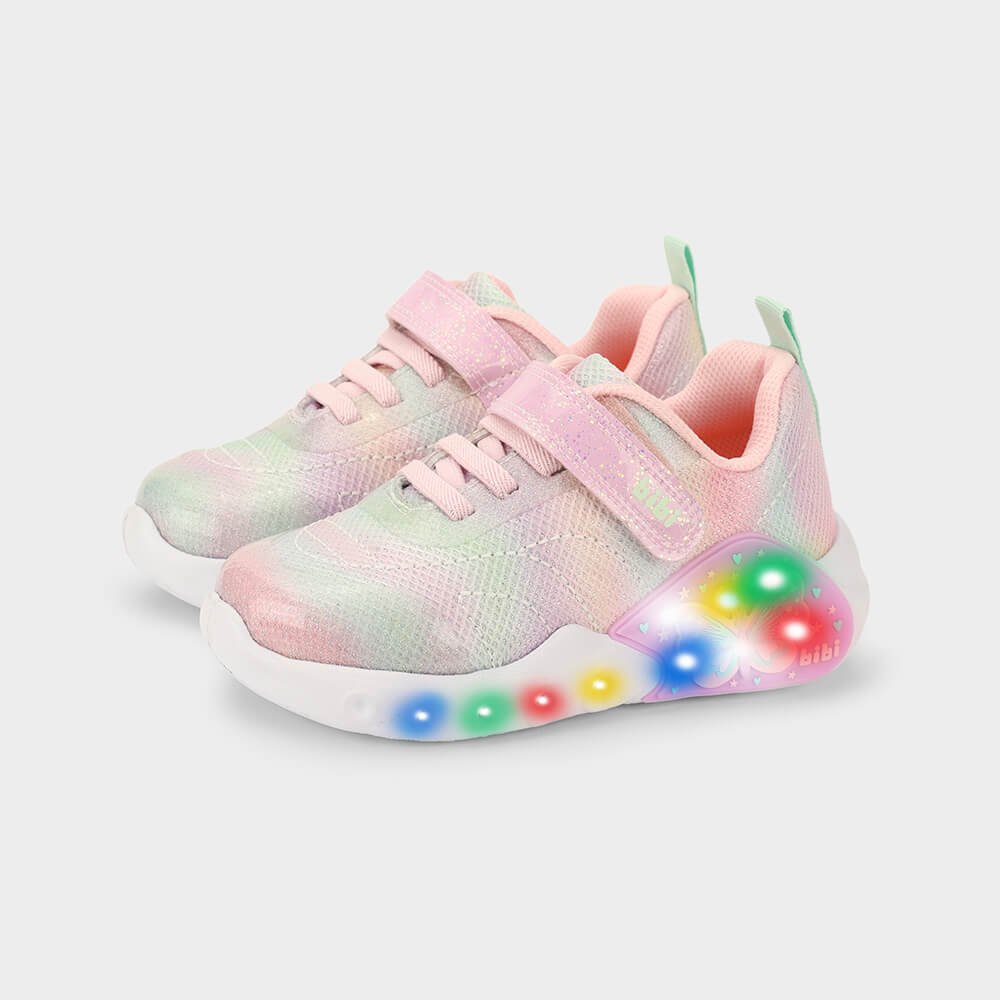 Tênis Infantil Bibi Fun Light Rosa de Borboleta Rosa 2