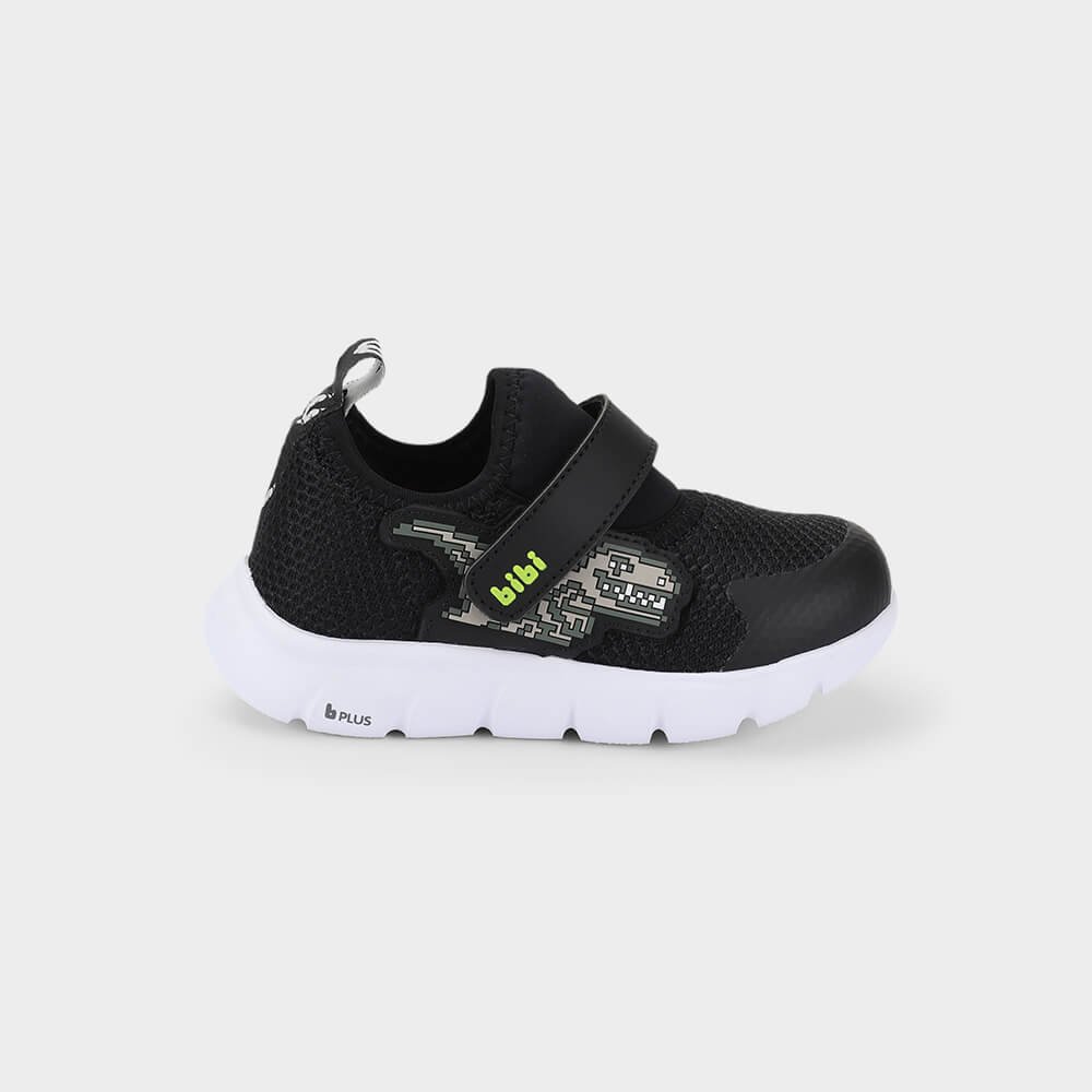 Tênis Infantil Bibi Energy Baby 2.0 Preto de Dinossauro