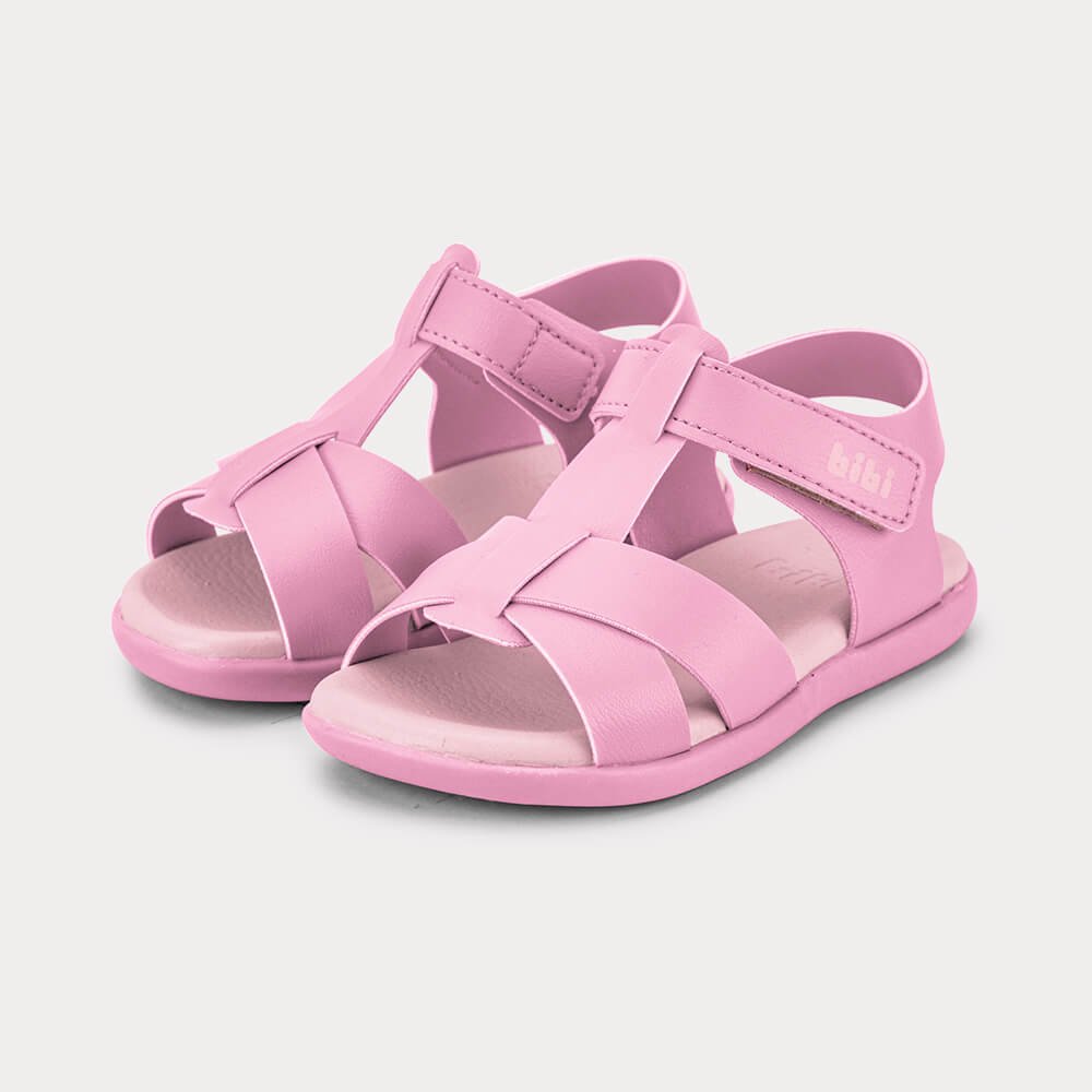 Sandália Infantil Bibi Baby Soft II Rosa Rosa 2