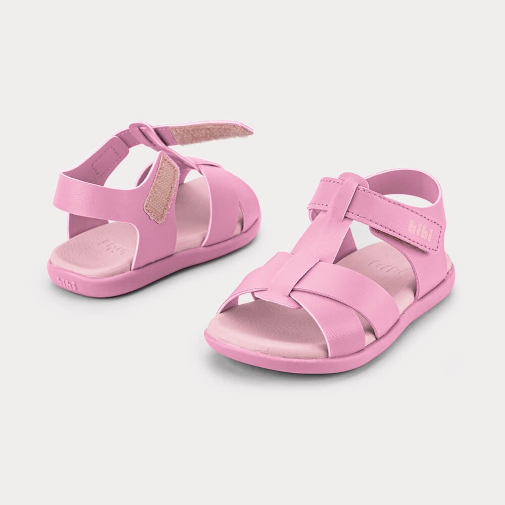 Sandália Infantil Bibi Baby Soft II Rosa Rosa 3