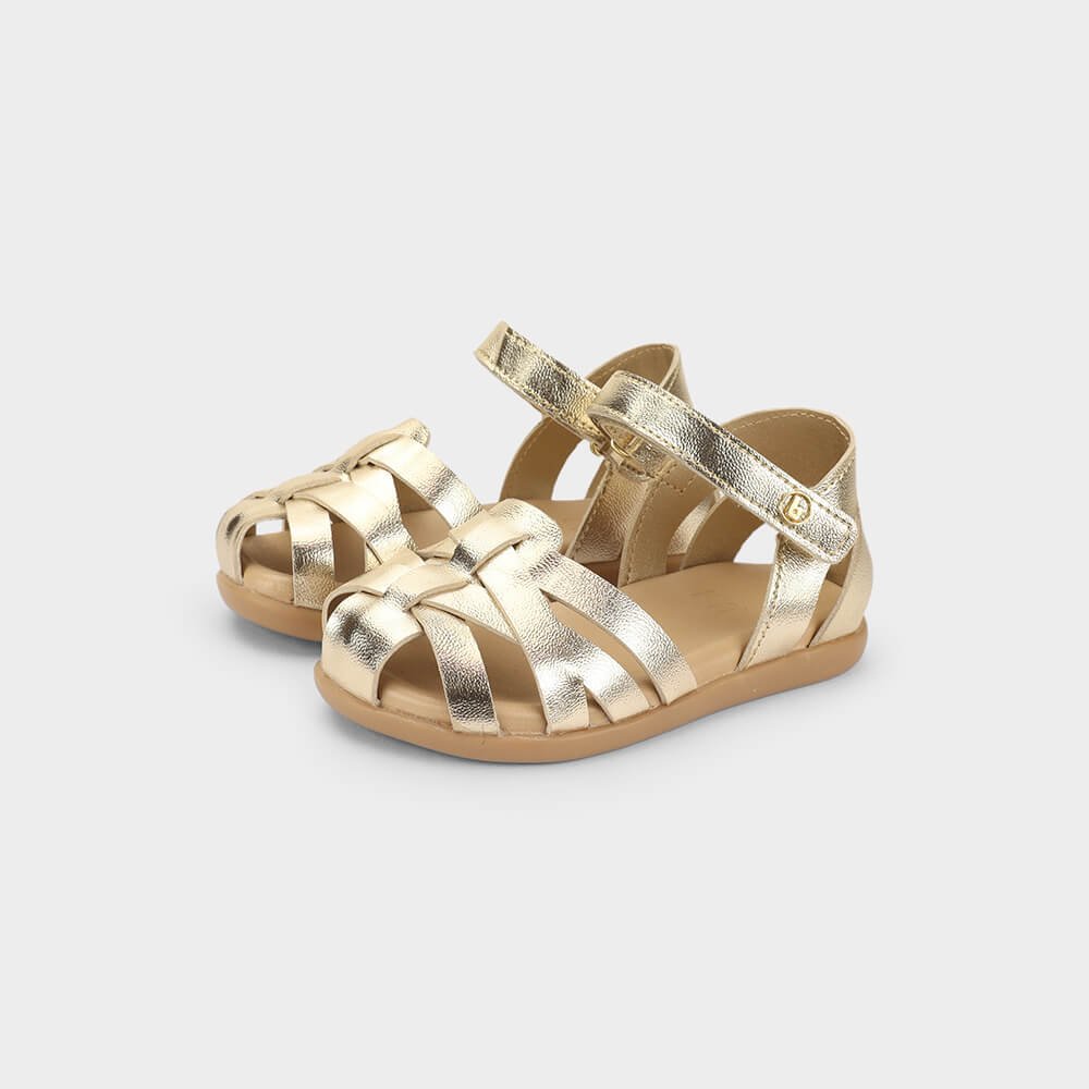 Sandália Infantil Bibi Baby Soft II Dourada Dourado 2