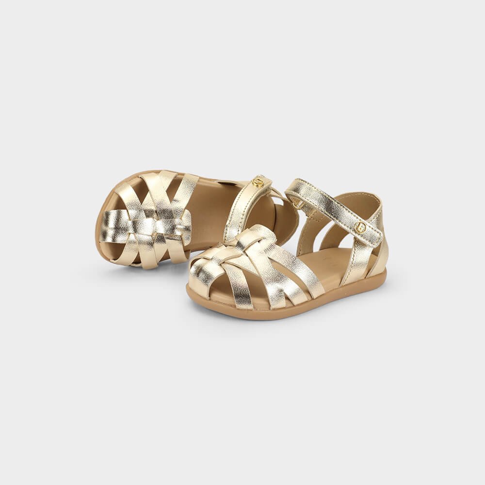 Sandália Infantil Bibi Baby Soft II Dourada Dourado 3