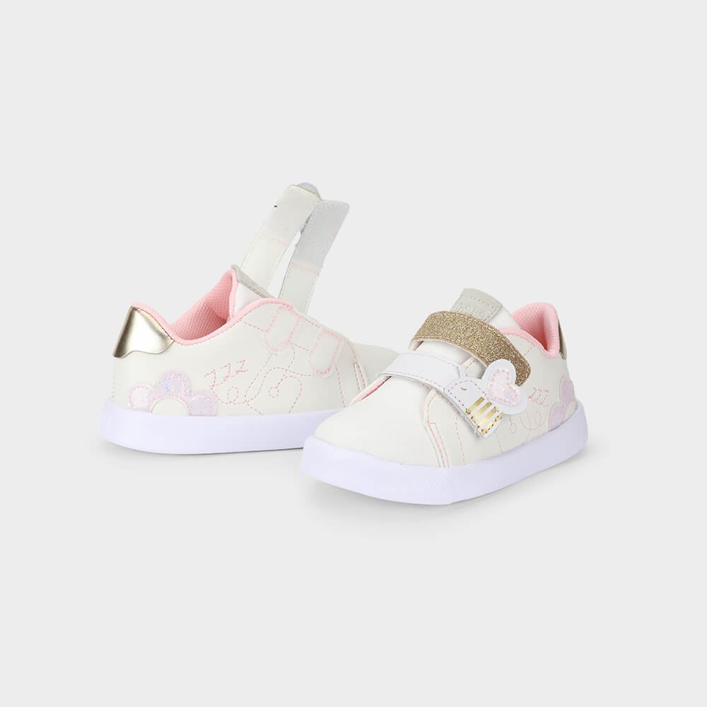 Tênis Infantil Bibi Agility Mini II Bege de Abelha Branco 4