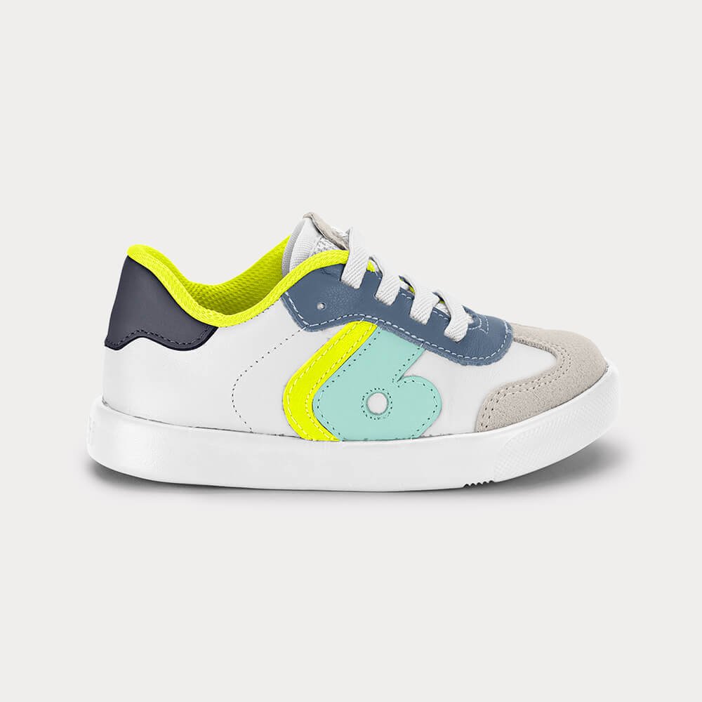 Cor Branco/Azul/Amarelo