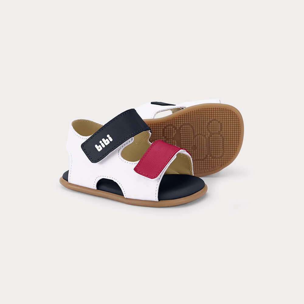 Sandália Infatil Bibi Afeto 3.0 Branca com Azul Branco/Azul/Vermelho 4
