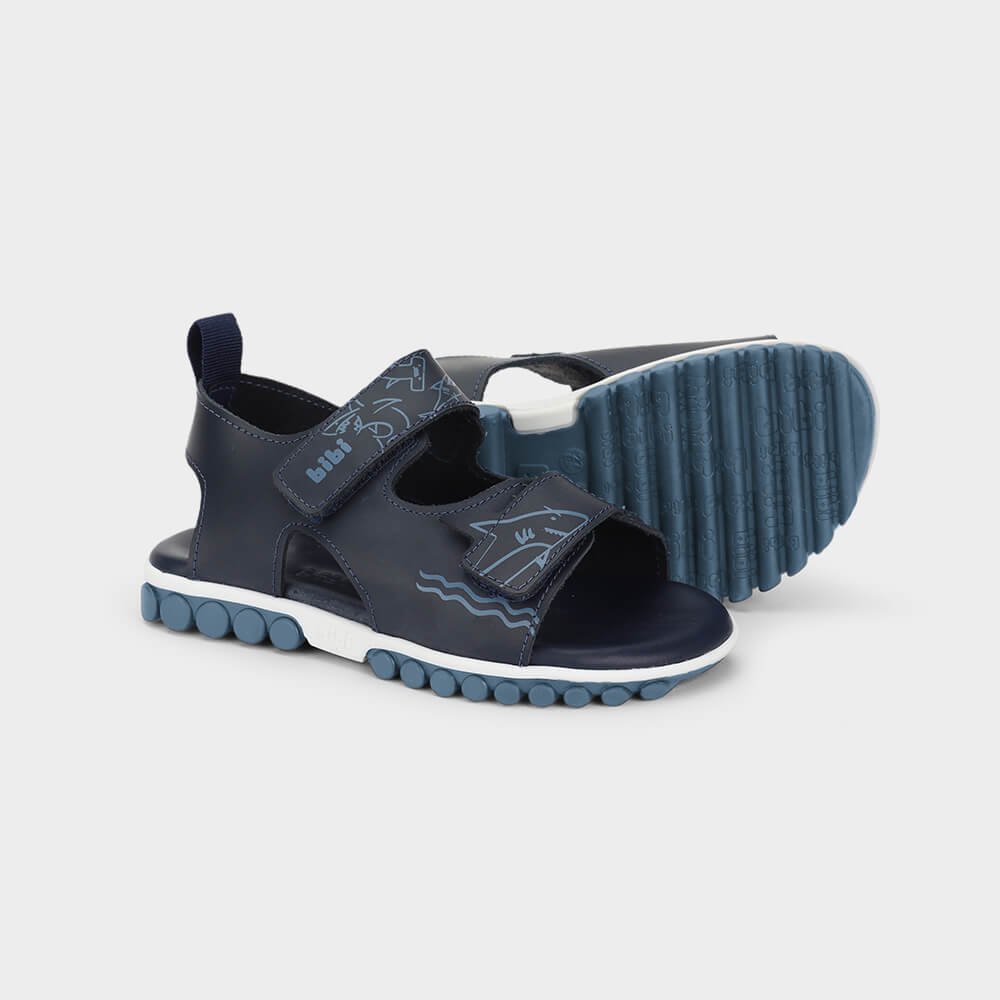 Sandália Infantil Bibi Summer Roller 2.0 Azul de Tubarão Azul Marinho 4