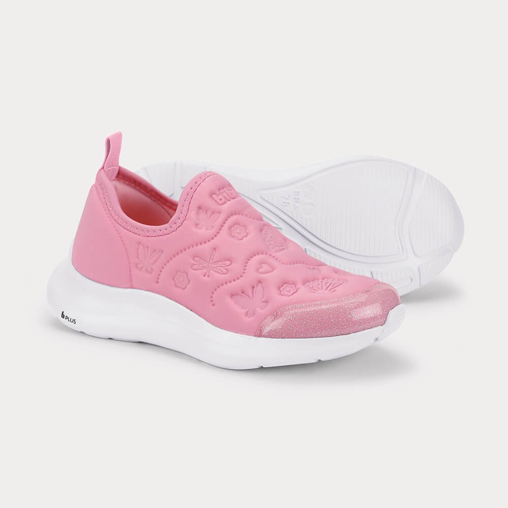 Tênis Infantil Bibi Action Rosa Rosa/Branco 4