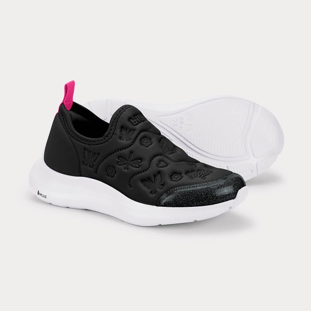 Tênis Infantil Bibi Action Preto Preto/Branco 4