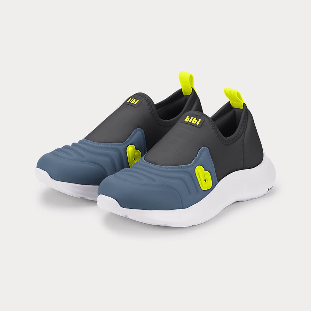 Tênis Infantil Bibi Action Cinza com Azul Cinza/Azul/Verde 2