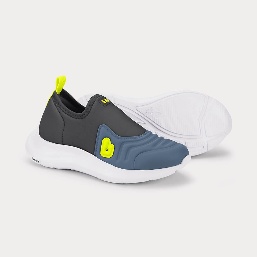 Tênis Infantil Bibi Action Cinza com Azul Cinza/Azul/Verde 4