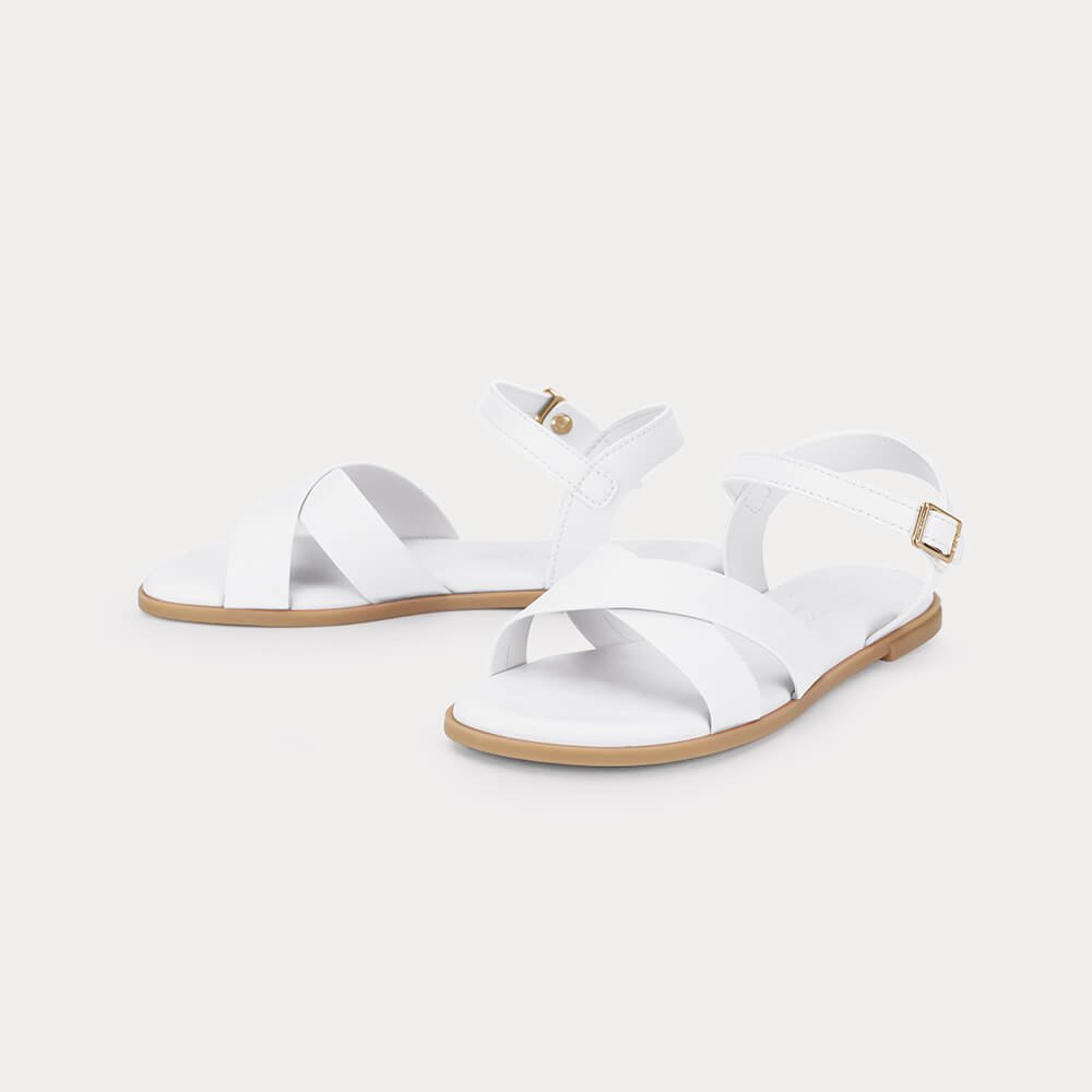 Sandália Infantil Bibi Shine Kids Branca Branco 3