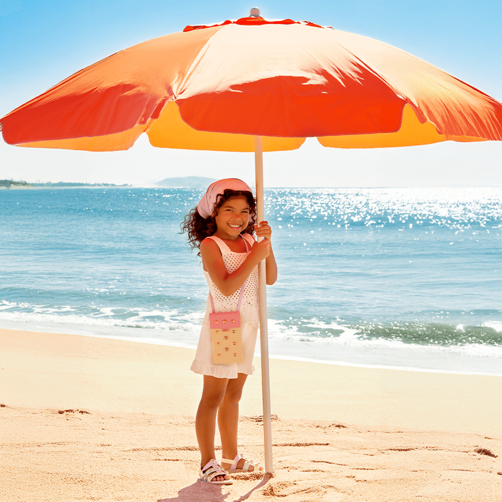 Sandália Infantil Bibi Shine Kids Bege com Rosa Bege/Rosa/Verde 2