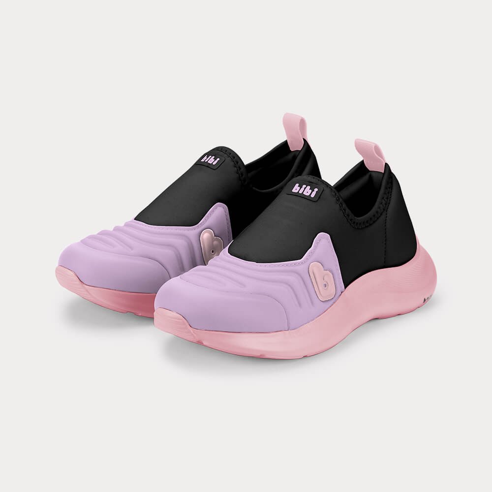 Tênis Infantil Bibi Action Preto com Lilás Preto/Lilás 2