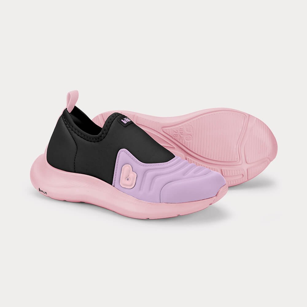 Tênis Infantil Bibi Action Preto com Lilás Preto/Lilás 3