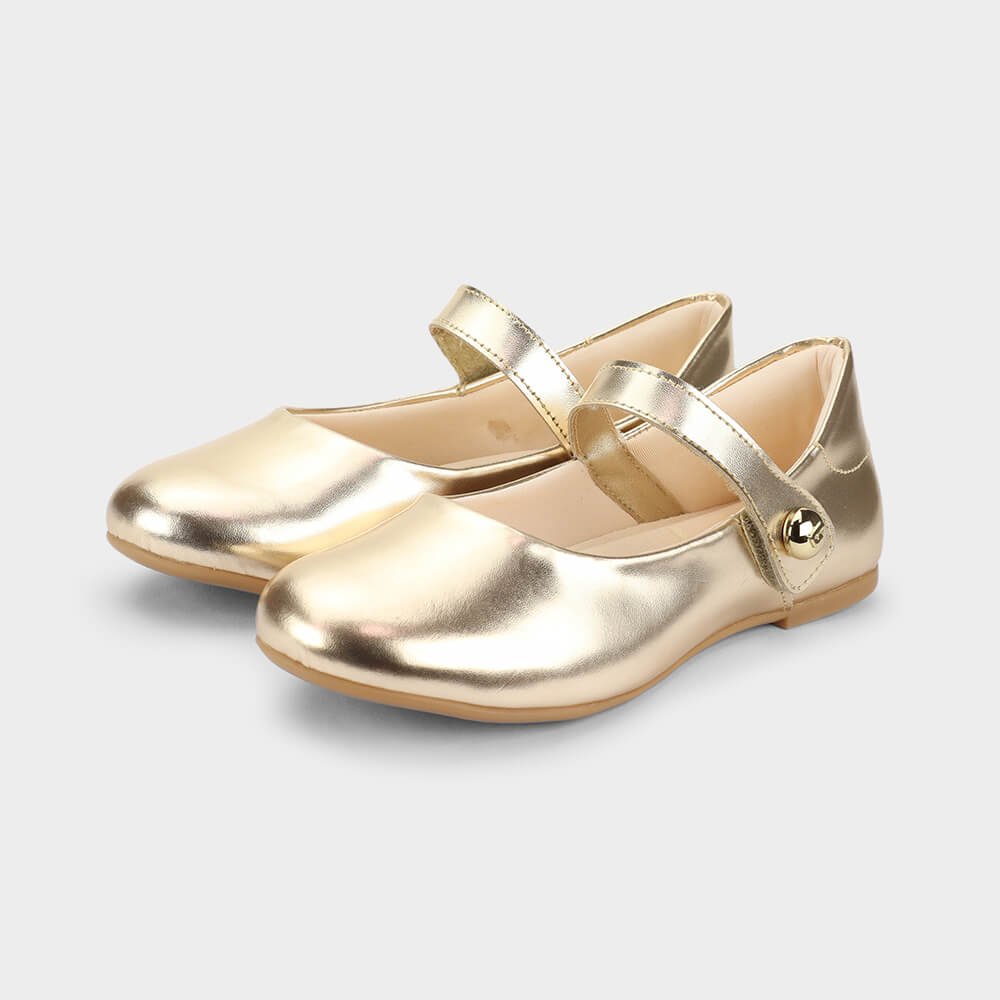 Sapatilha Infantil Bibi Ballerina Basic Dourada Dourado 2